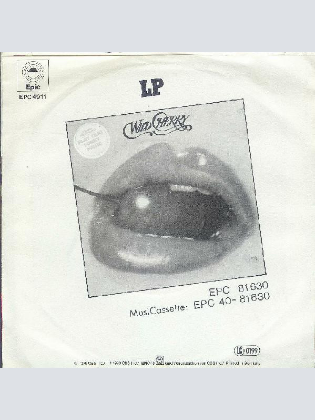 Vinyl / Wild Cherry - Baby Don't You Know