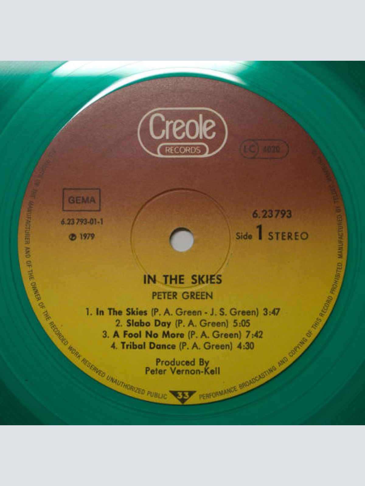 Vinyl / Peter Green (2) - In The Skies