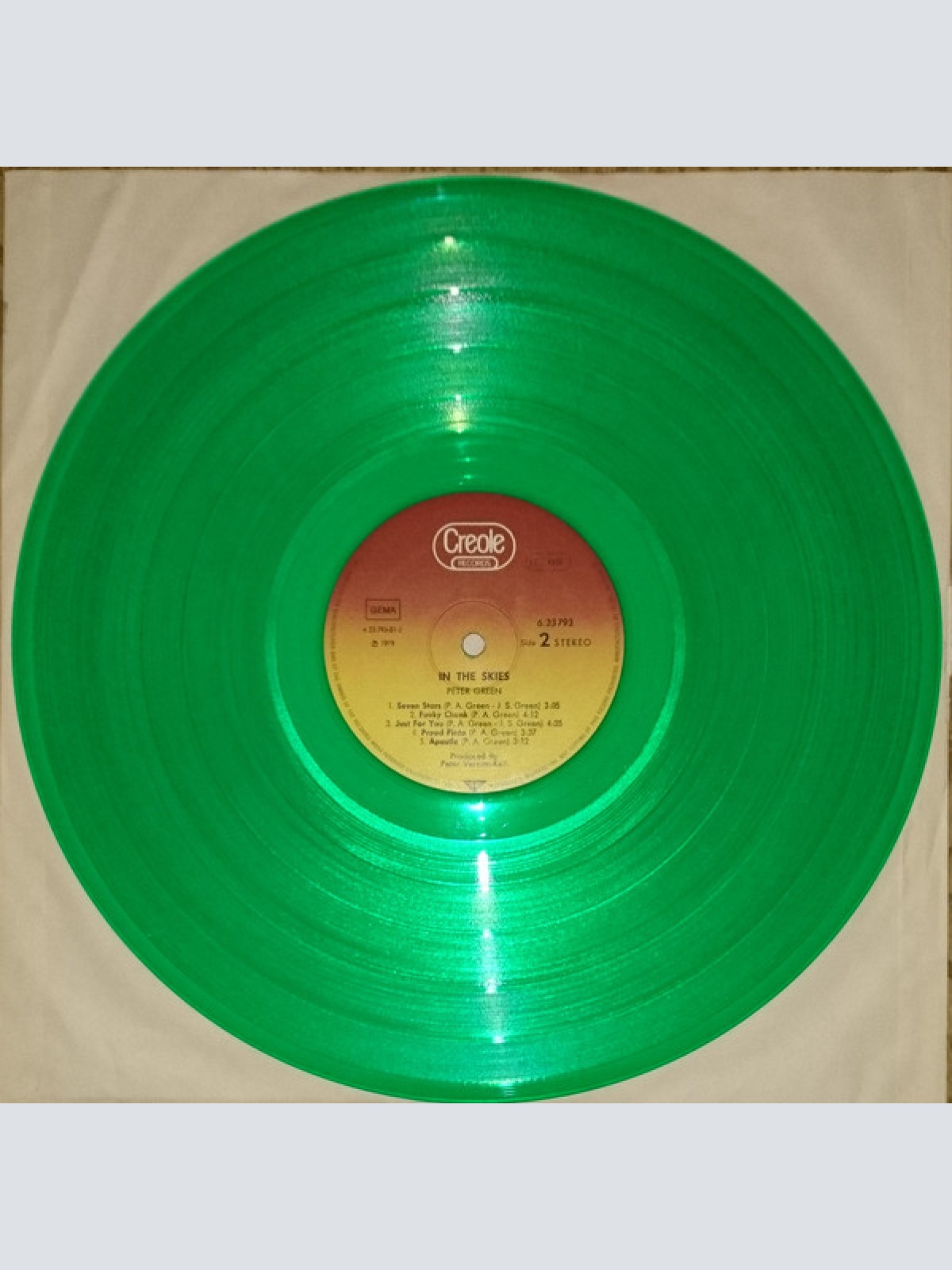Vinyl / Peter Green (2) - In The Skies