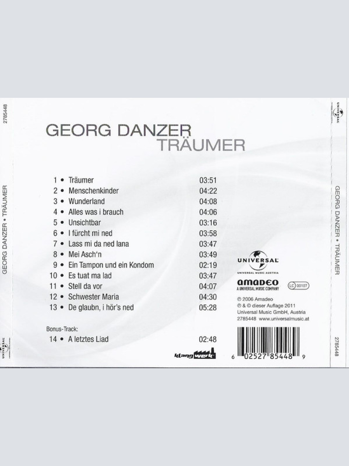 CD / Georg Danzer - Träumer