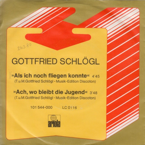Vinyl / Gottfried Schlögl - Als Ich Noch Fliegen Könnte