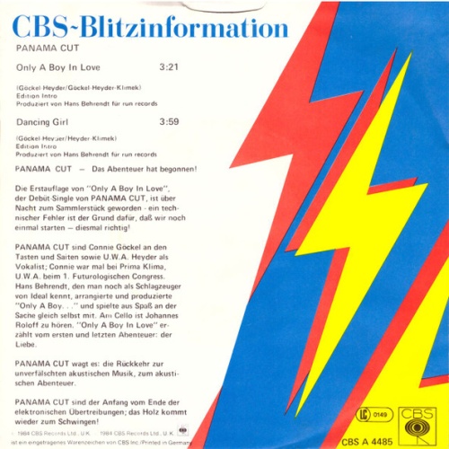 Vinyl / Panama Cut - Only A Boy In Love