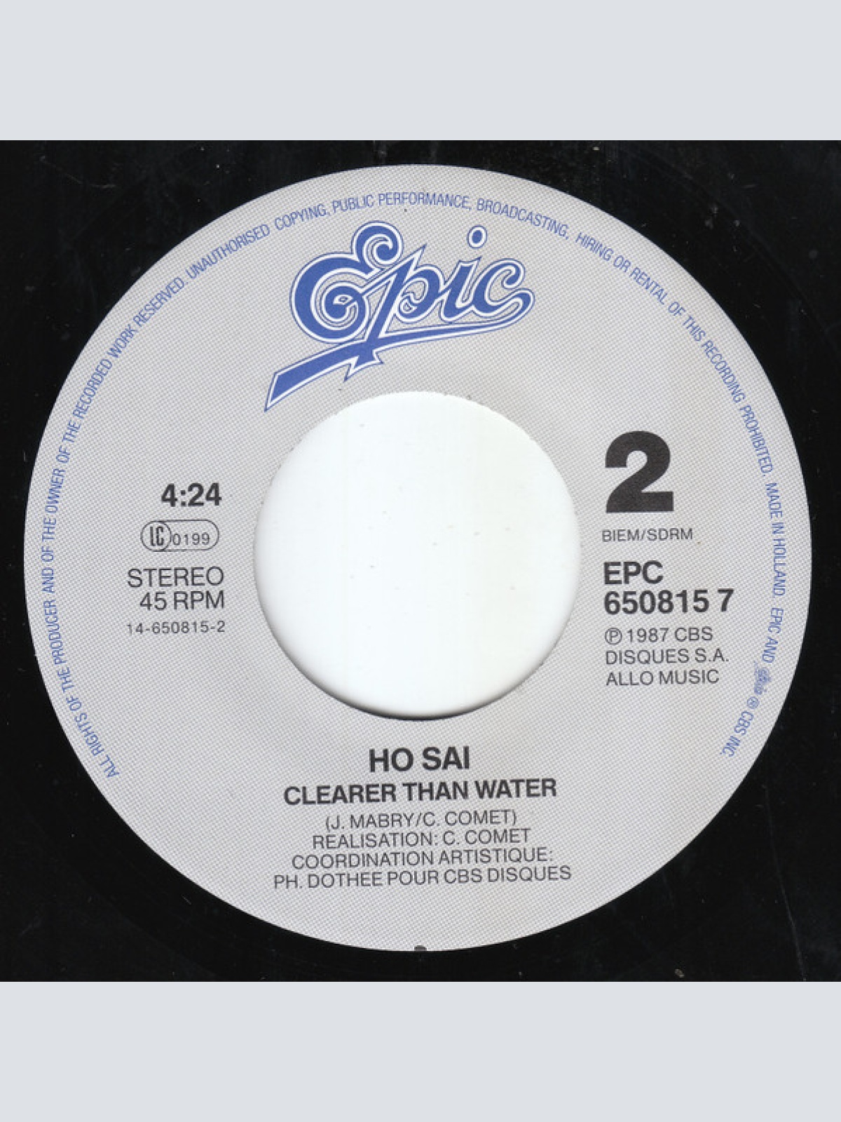 Vinyl / Ho Saï* - The Last One