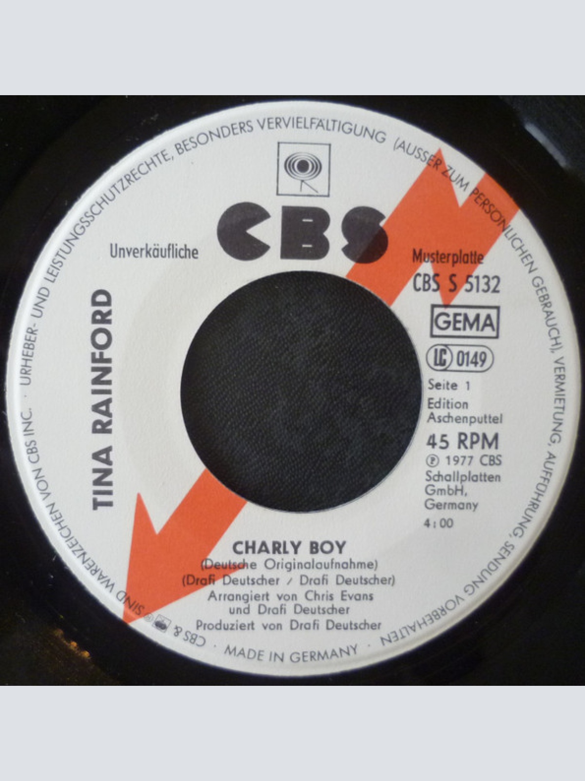 Vinyl / Tina Rainford - Charly Boy