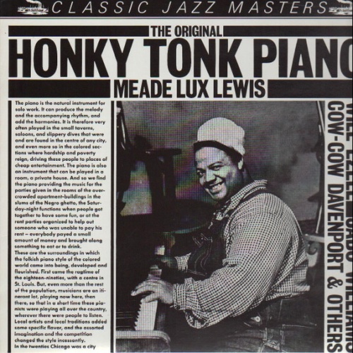 Vinyl / Meade "Lux" Lewis, Will Ezell, Jabo Williams, Cow-Cow Davenport* & Others* - The Original Honky Tonk Piano