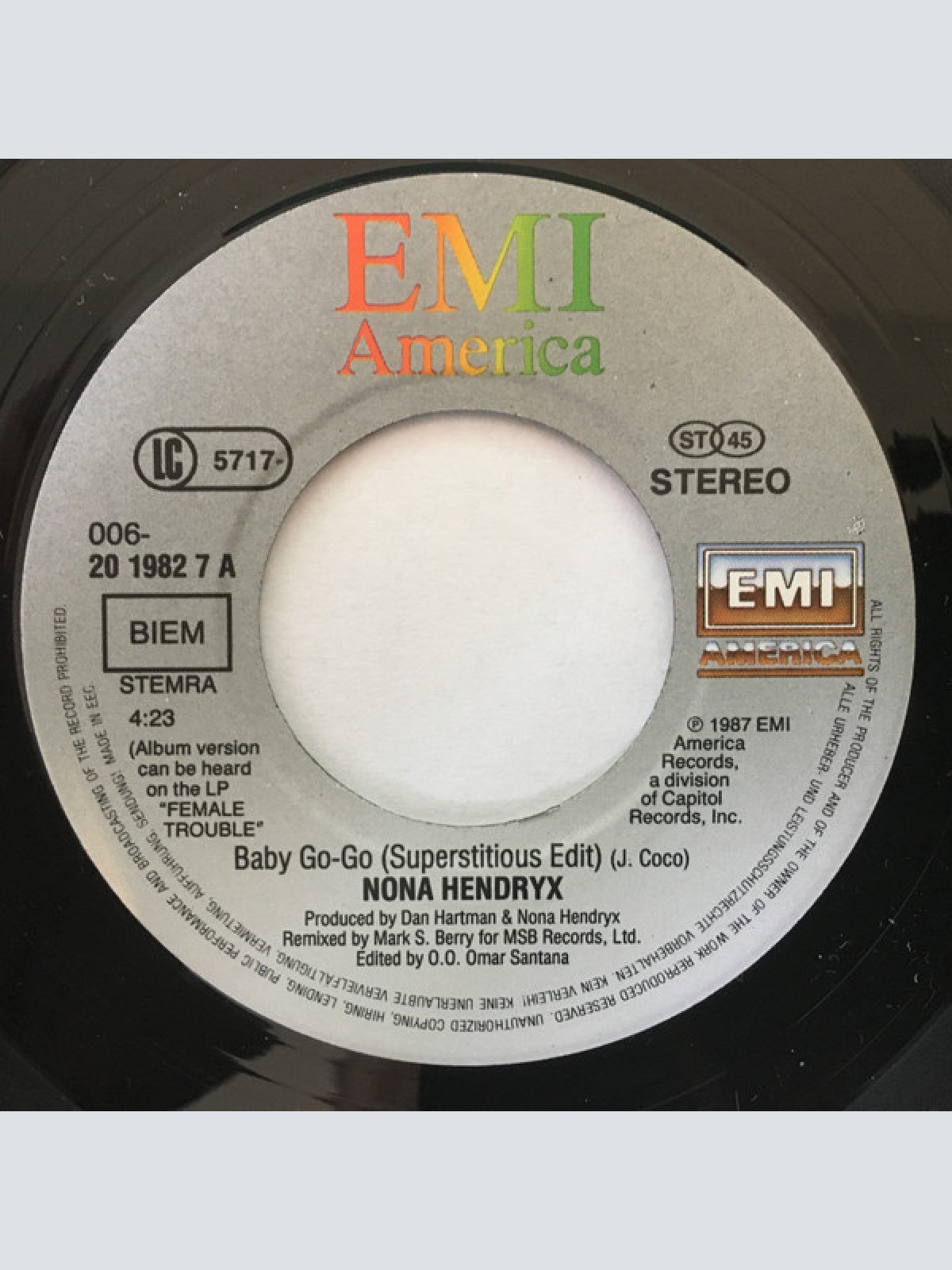 Vinyl / Nona Hendryx - Baby Go-Go