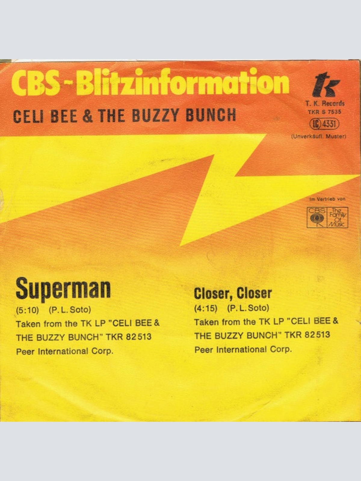 Vinyl / Celi Bee - Superman