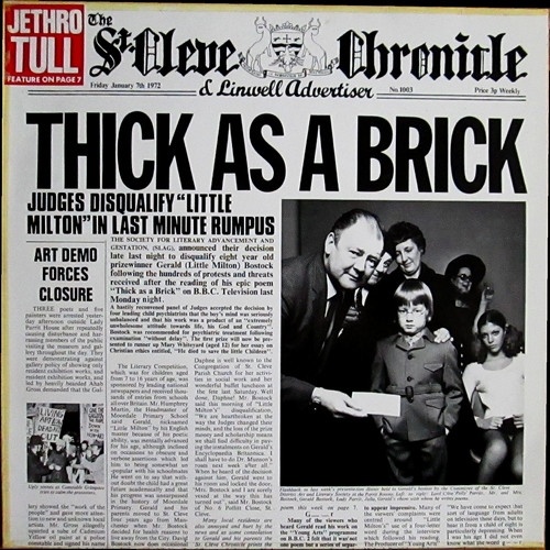 Vinyl / Jethro Tull - Thick As A Brick