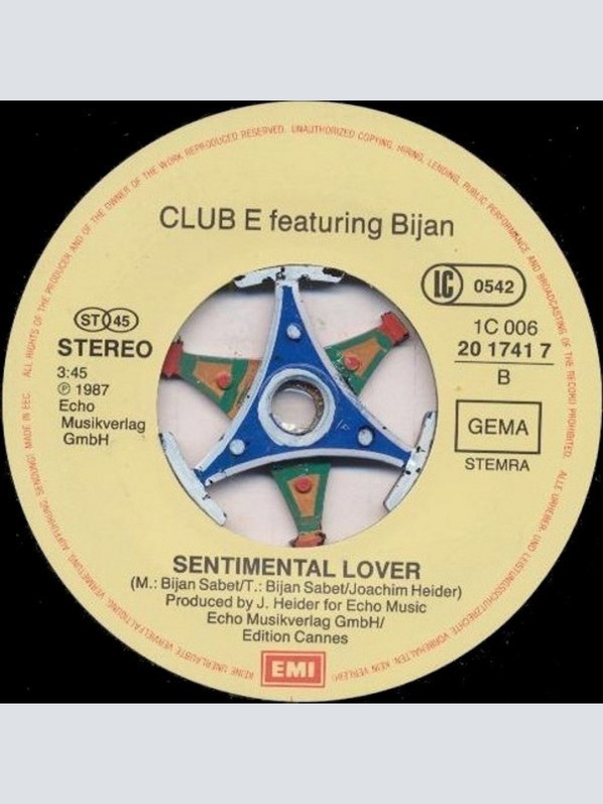 Vinyl / Club E. Featuring Bijan* - Magic Places