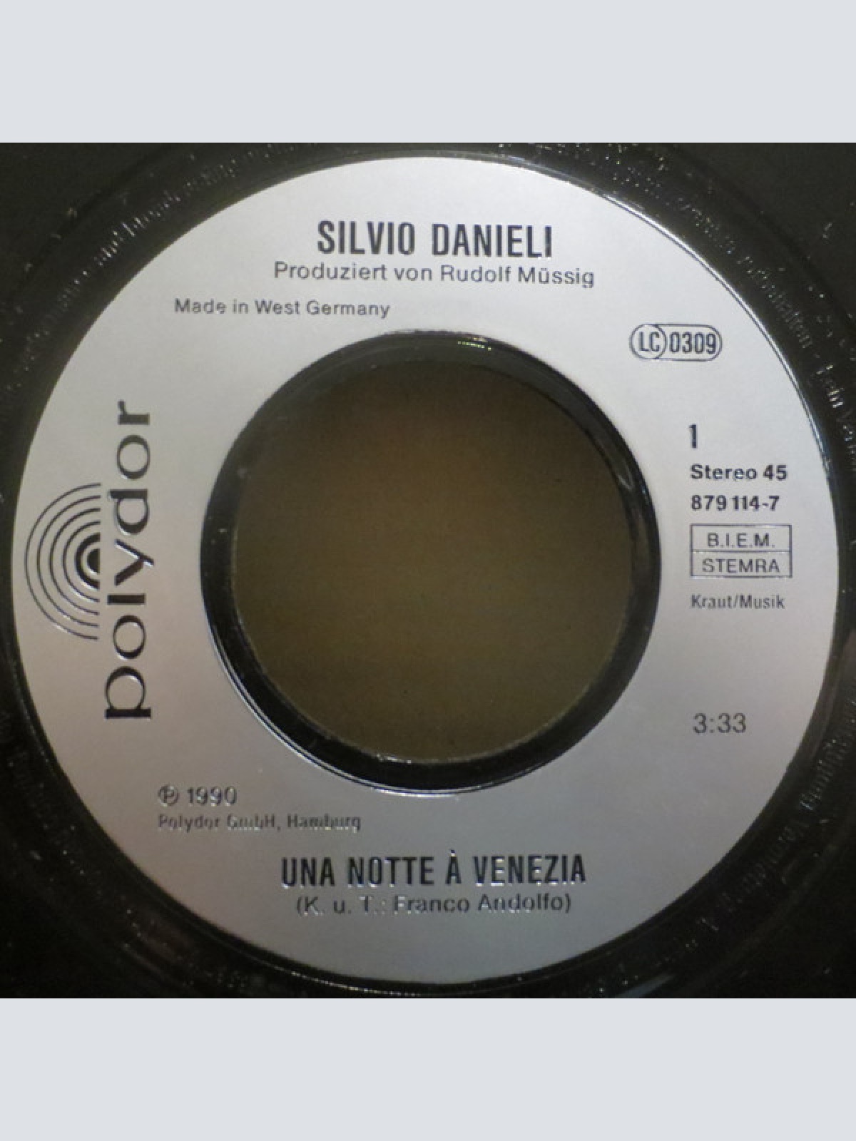 Vinyl / Silvio Danieli - Una Notte A Venezia