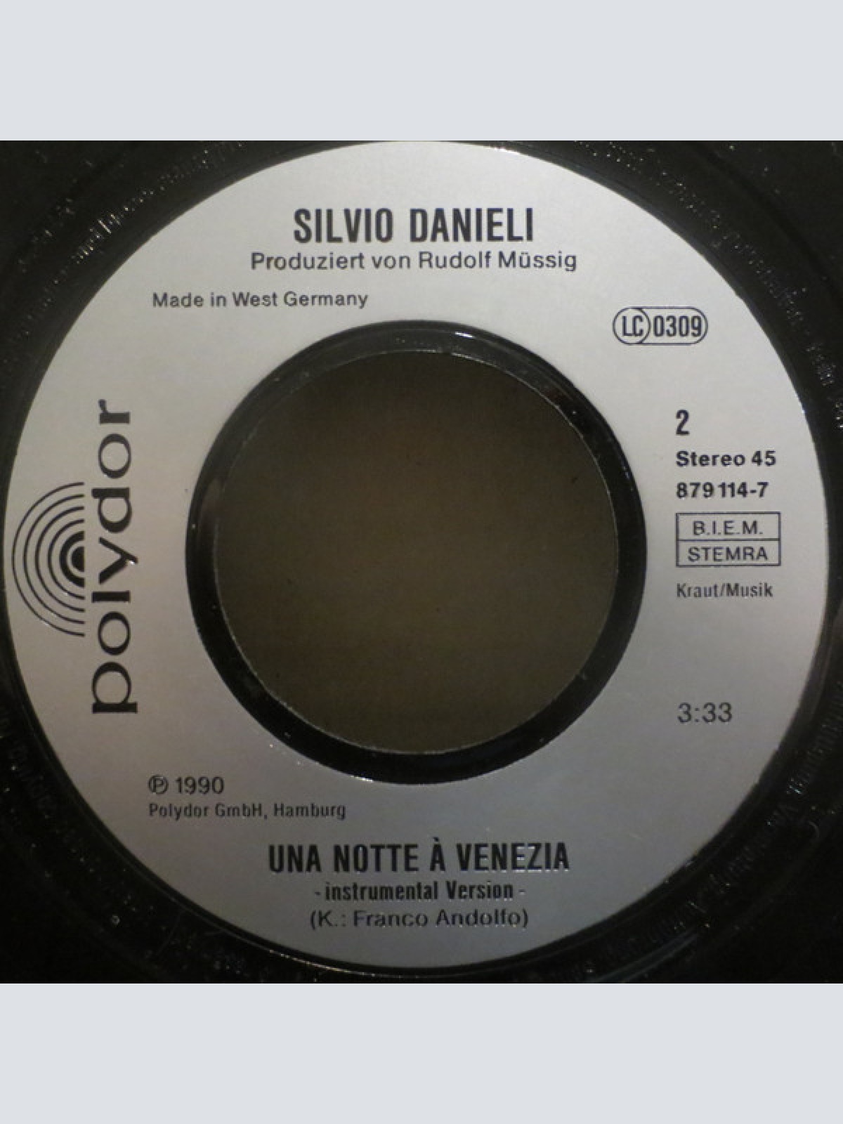 Vinyl / Silvio Danieli - Una Notte A Venezia