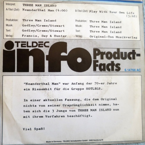 Vinyl / Three Man Island (2) - Neanderthal Man