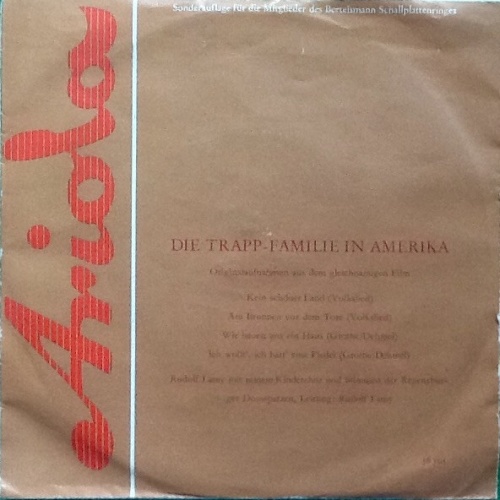 Vinyl / Rudolf Lamy - Die Trapp - Familie in Amerika
