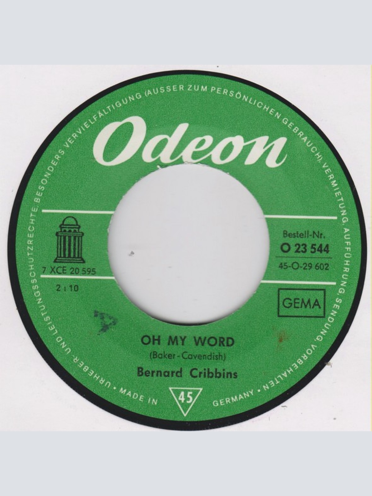 Vinyl / Bernard Cribbins - When I'm Sixty-Four