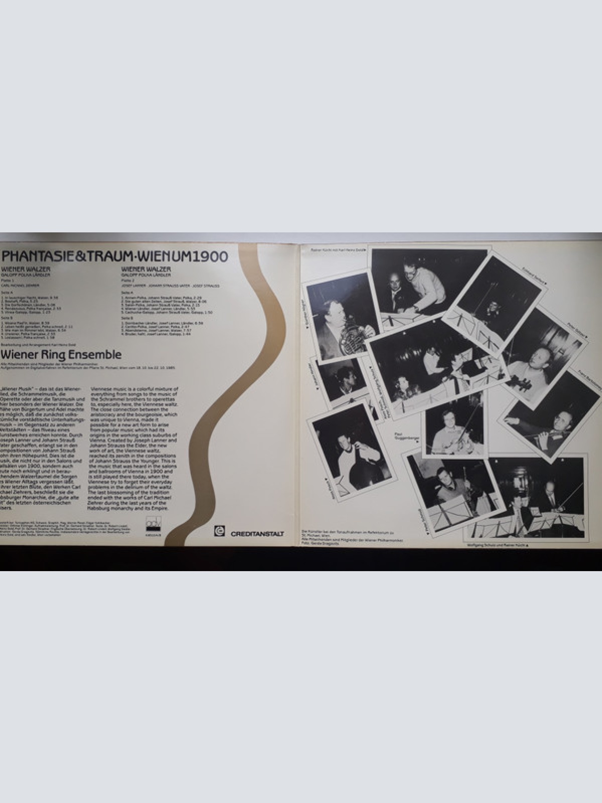 Vinyl / Wiener Ring Ensemble - Phantasie & Traum Wien Um 1900