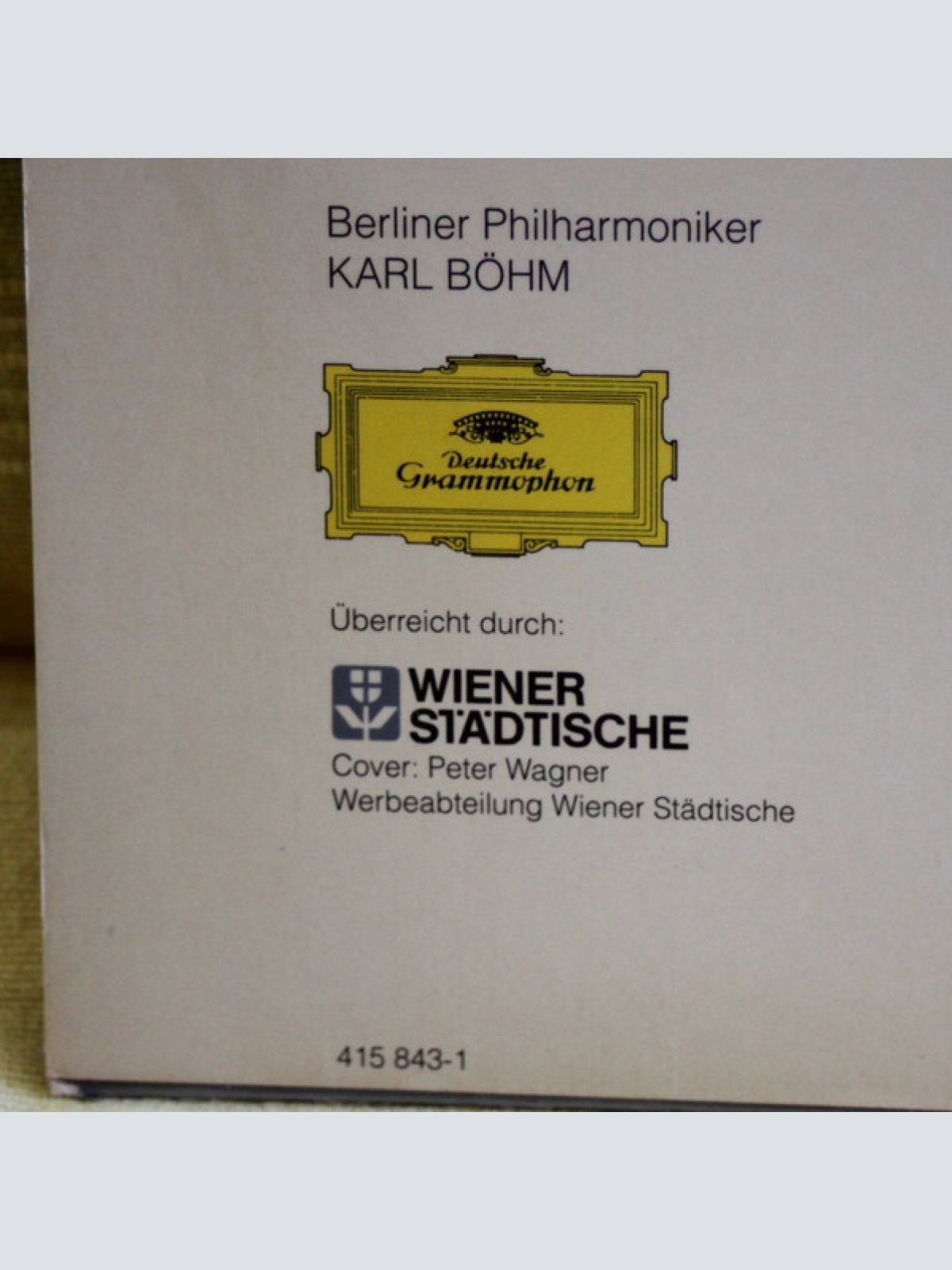 Vinyl / Wolfgang Amadeus Mozart, Wiener Philharmoniker, Berliner Philharmoniker, Karl Böhm - Eine Kleine Nachtmusik / Posthornserenade Kv 320