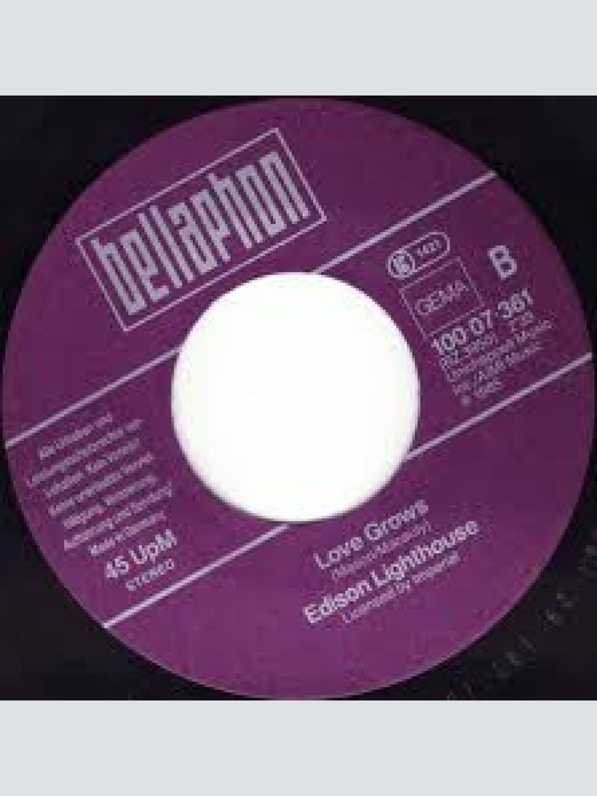 Vinyl / Paper Lace / Edison Lighthouse - The Night Chicago Died / Love Grows