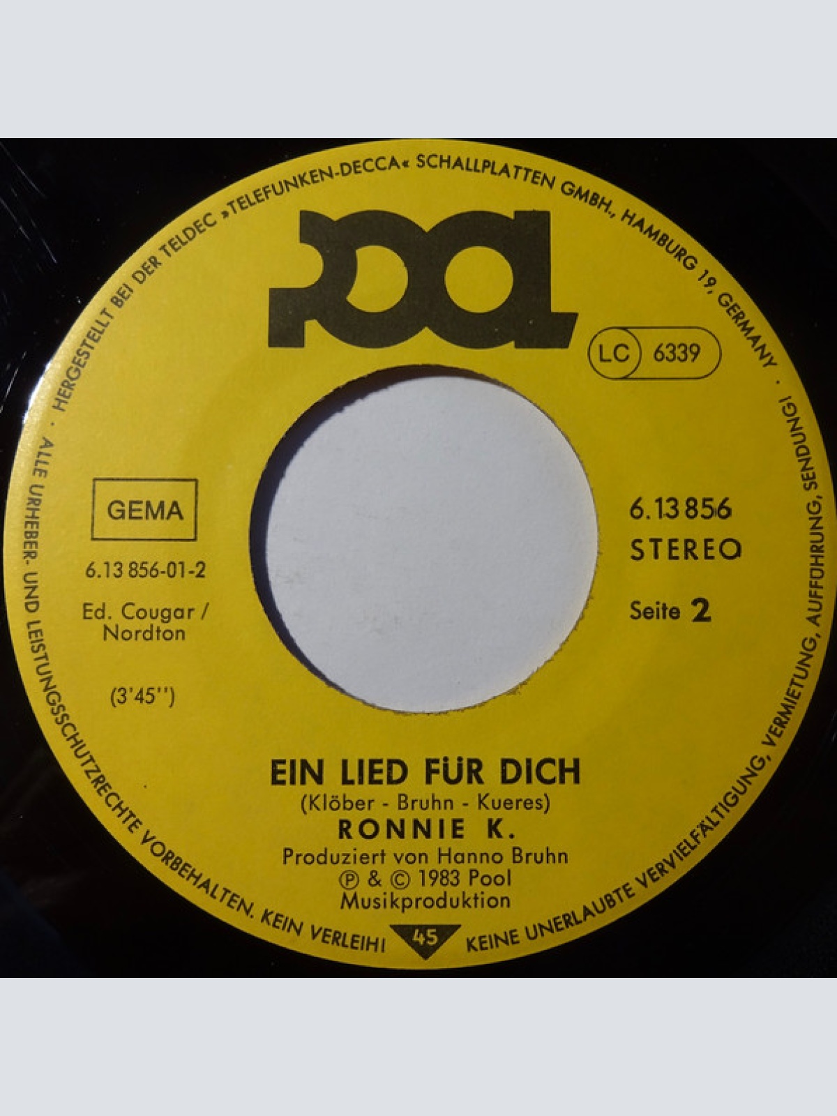 Vinyl / Ronnie K.* - Steig Ein Wir Fahr'n