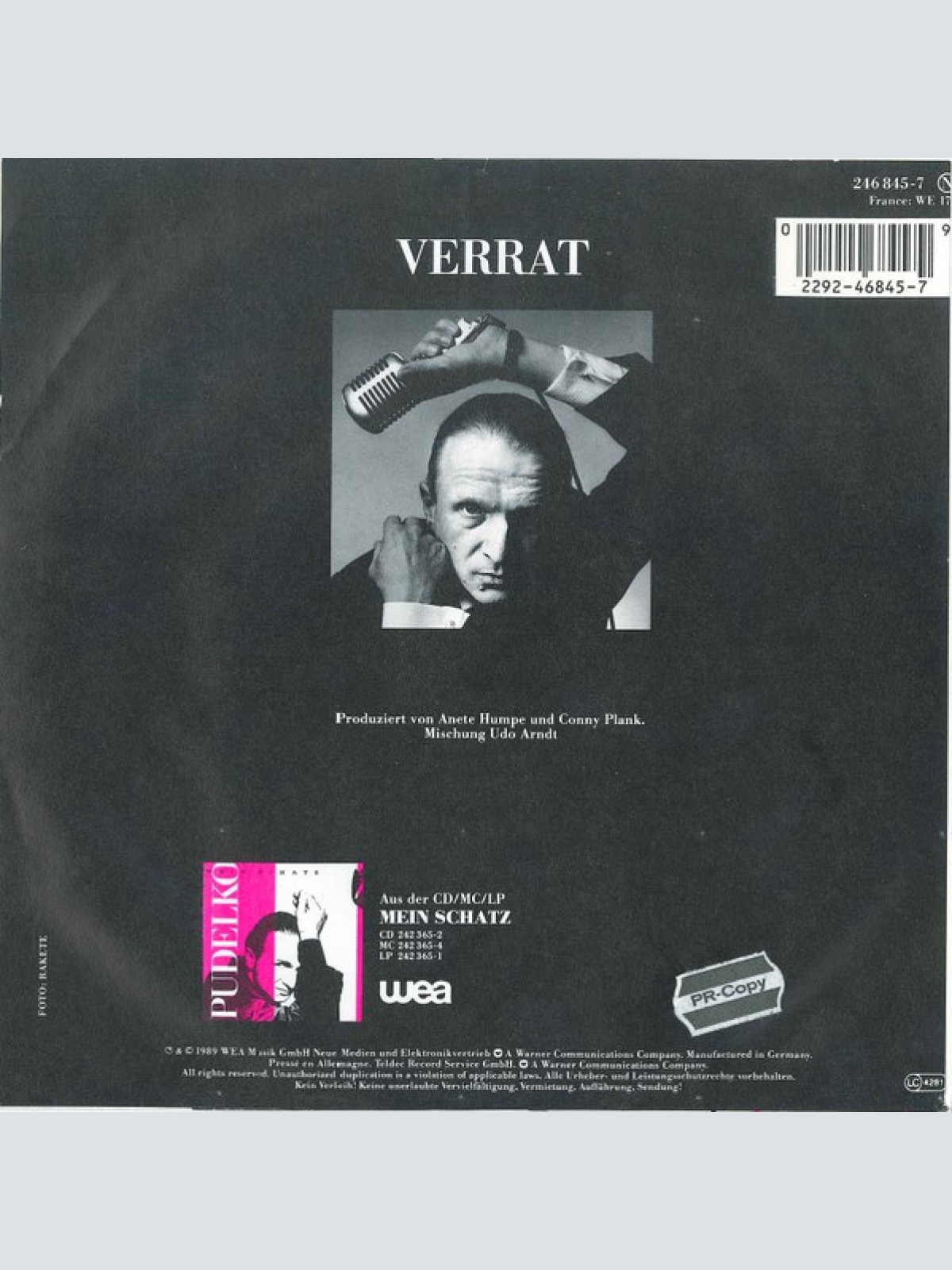 Vinyl / Heiner Pudelko - Mein Schatz