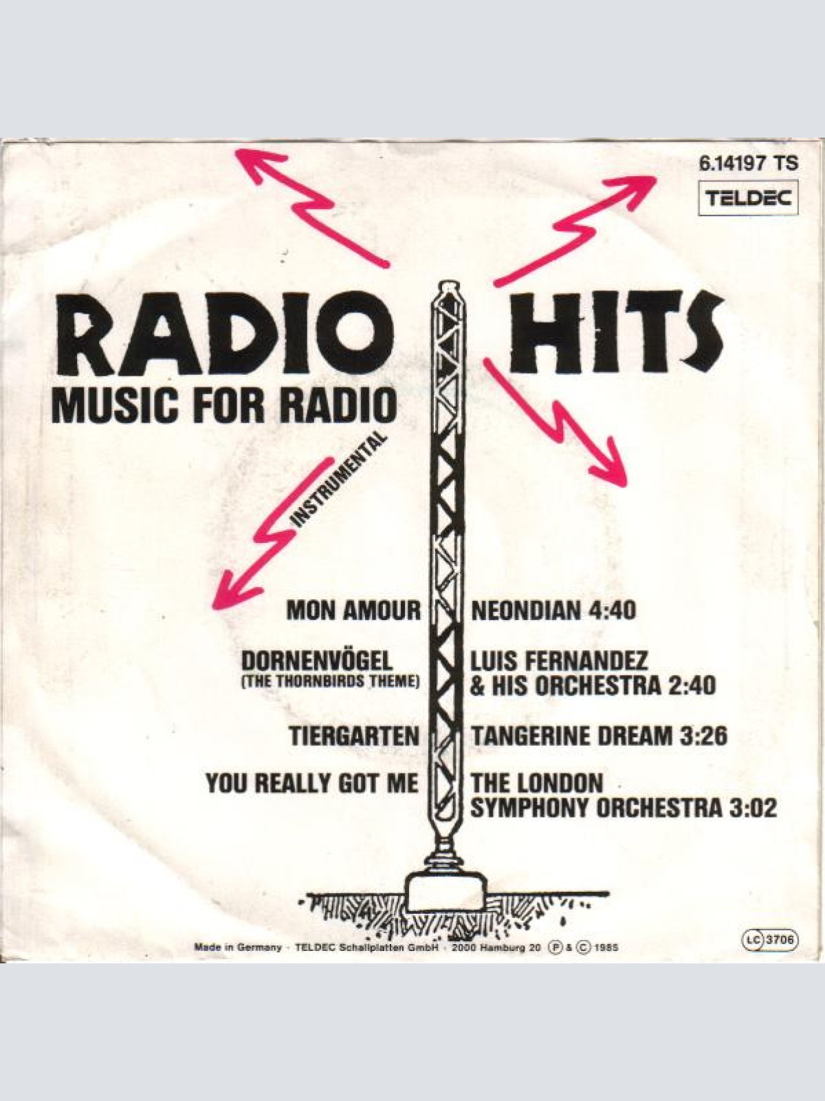 Vinyl / Neondian* / Luis Fernandez & His Orchestra* / Tangerine Dream / The London Symphony Orchestra* - Radio Hits (Music For Radio - Instrumental)
