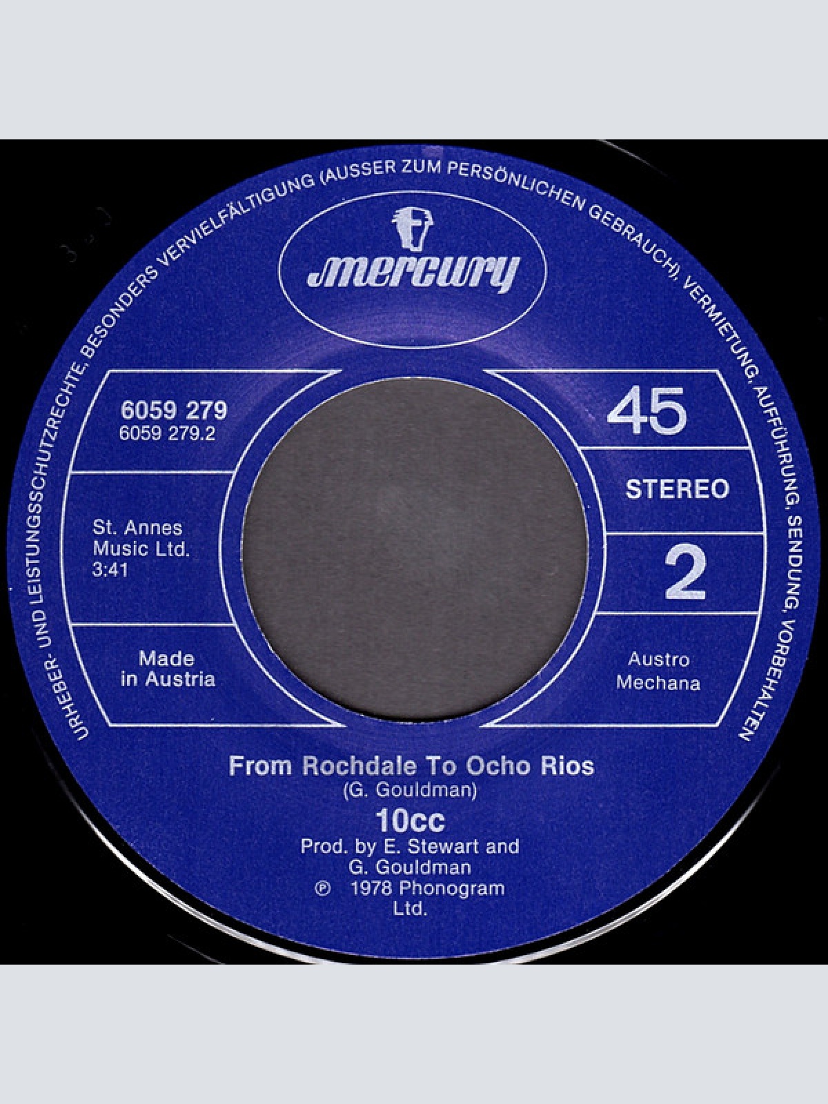 Vinyl / 10 CC* - It Doesn't Matter At All