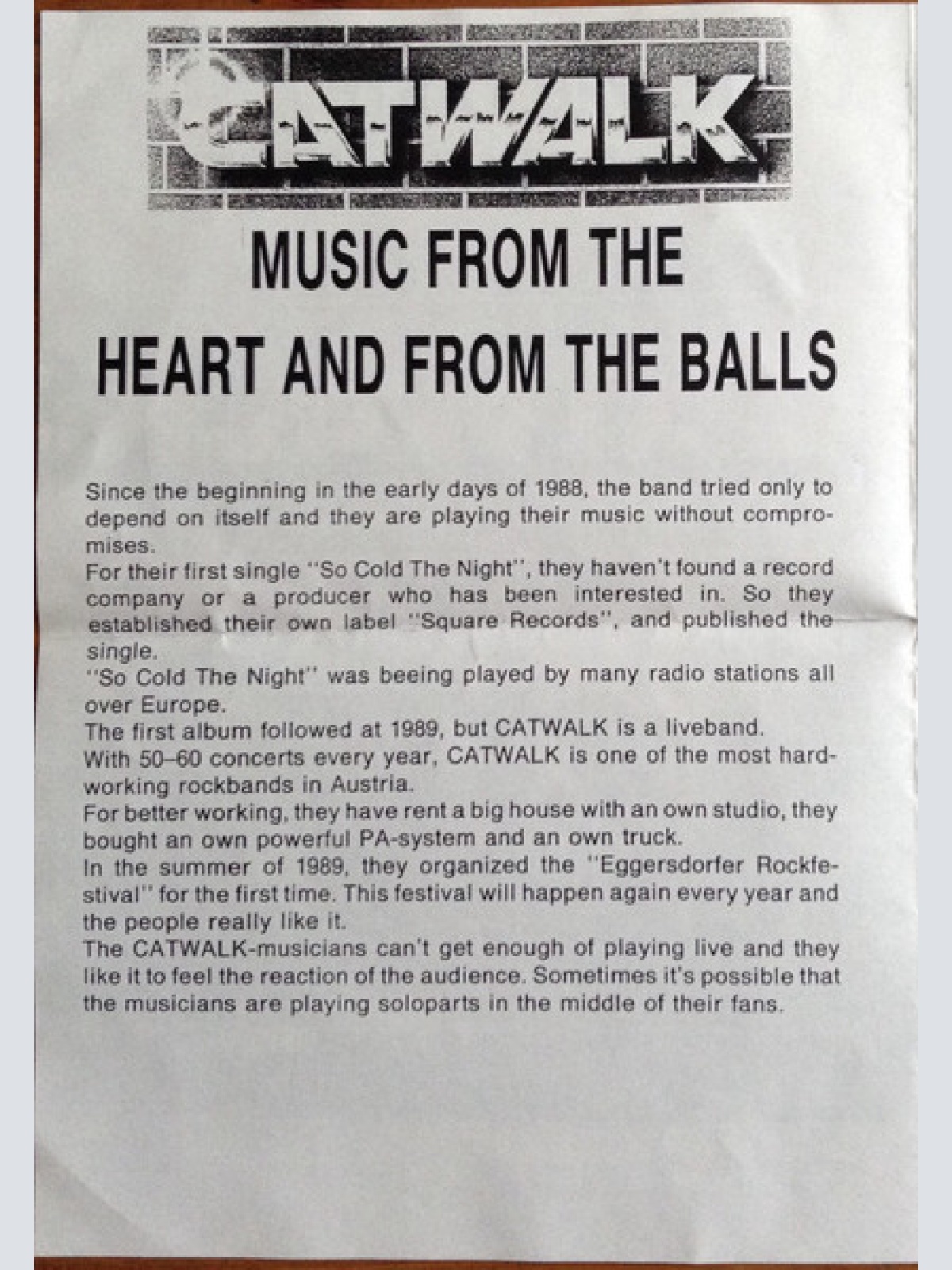 Vinyl / Catwalk (7) - Dangerous