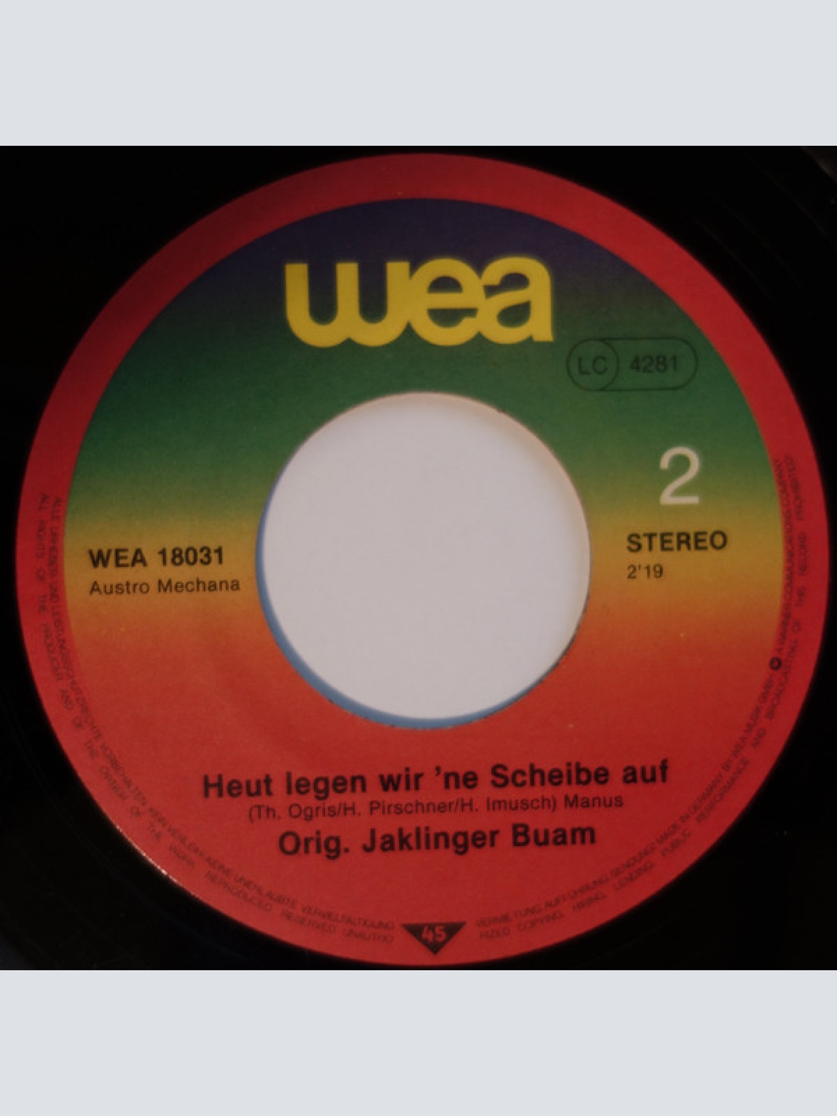 Vinyl / Orig. Jaklinger Buam* - Die Jaklinger Schlümpfe