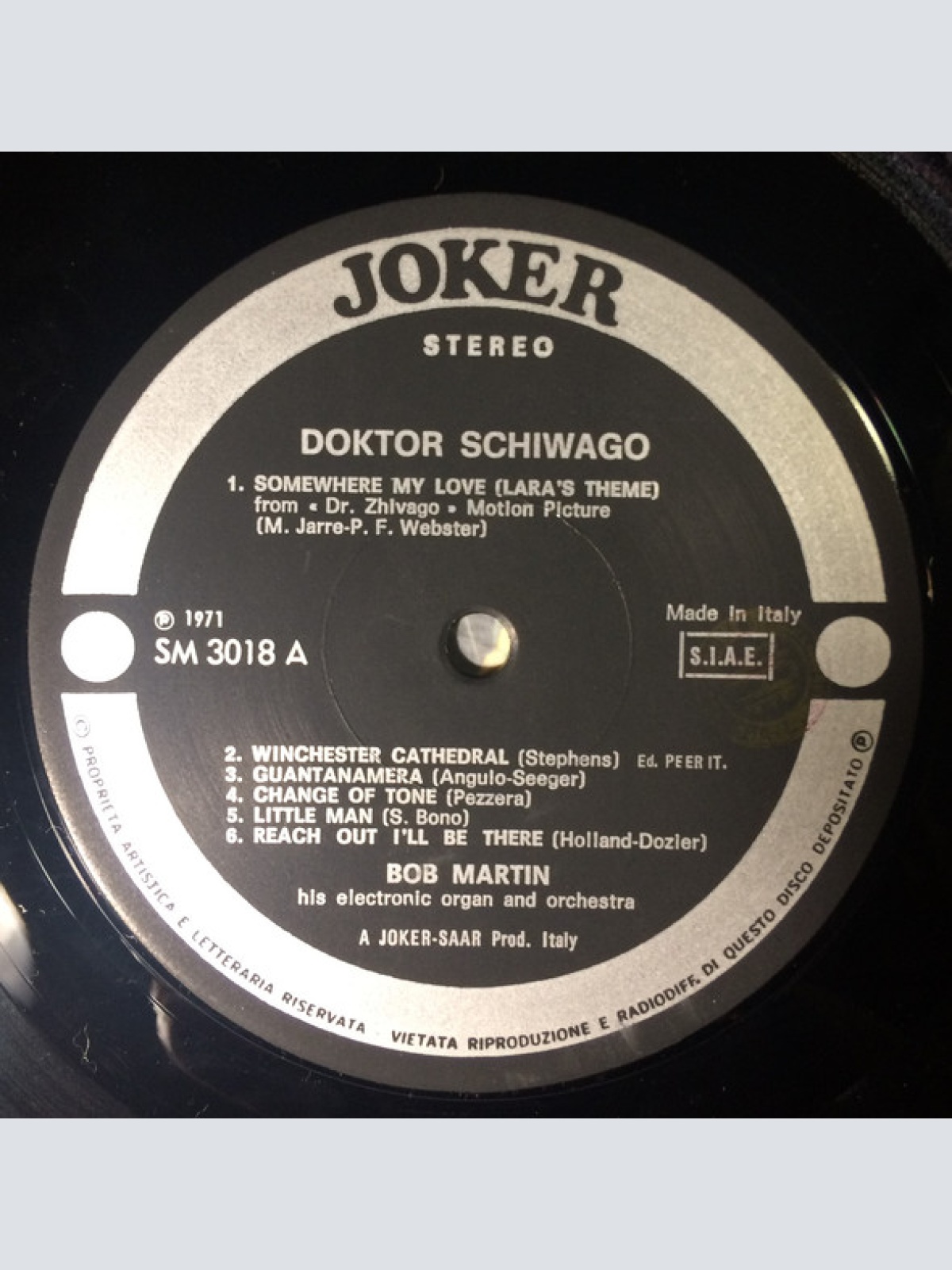 Vinyl / Bob Martin Orchestra - Doktor Schiwago