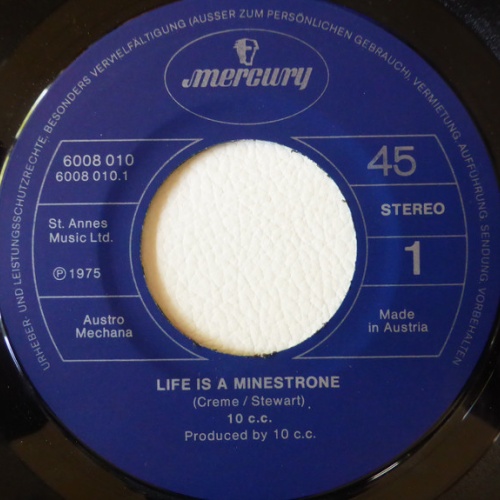 Vinyl / 10cc - Life Is A Minestrone