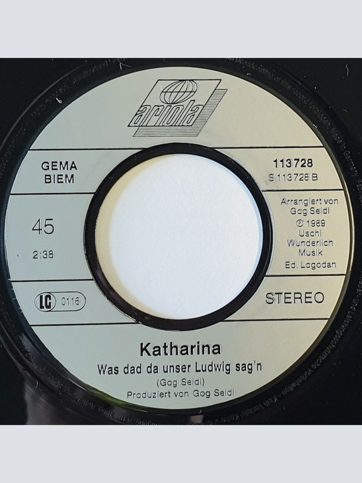 Vinyl / Katharina (5) - Irgendwie, Sowieso Und Überhaupt