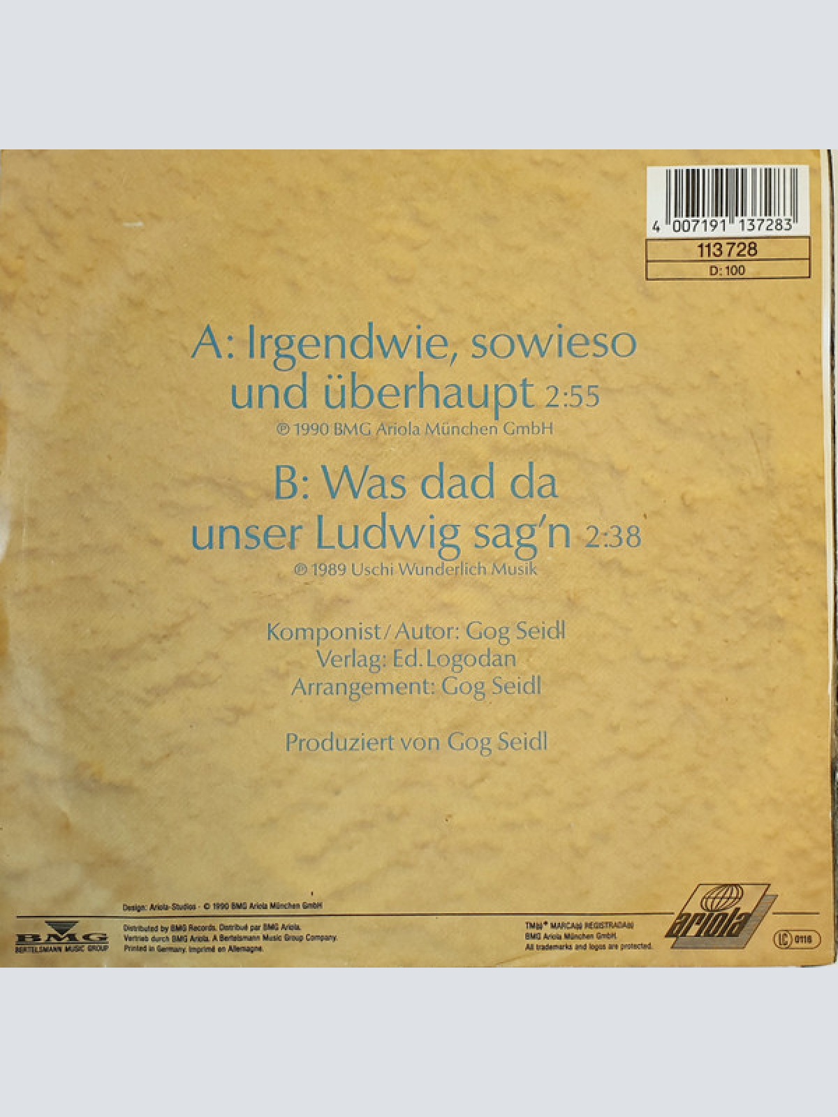 Vinyl / Katharina (5) - Irgendwie, Sowieso Und Überhaupt