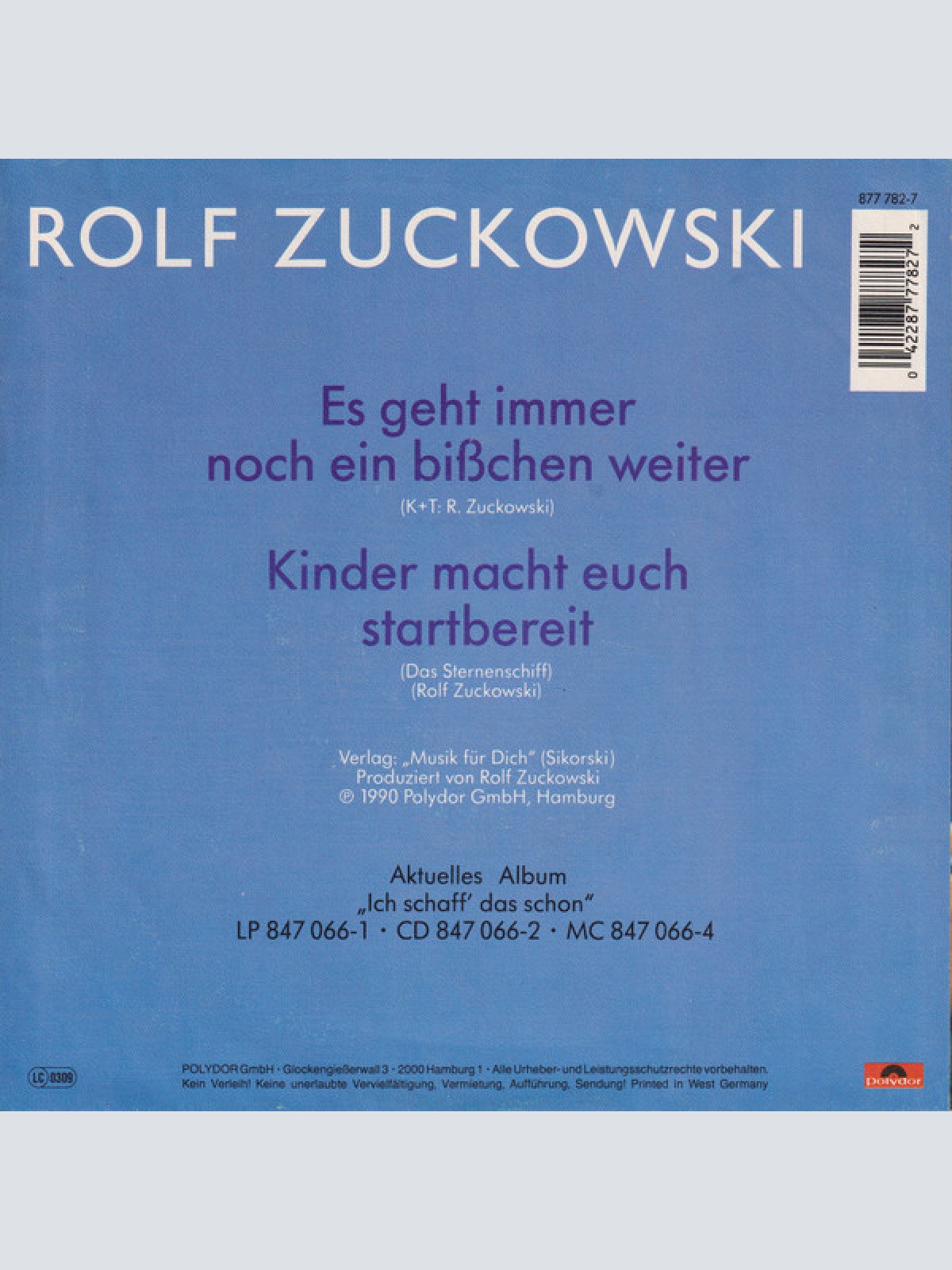 Vinyl / Rolf Zuckowski - Es Geht Immer Noch Ein Bißchen Weiter