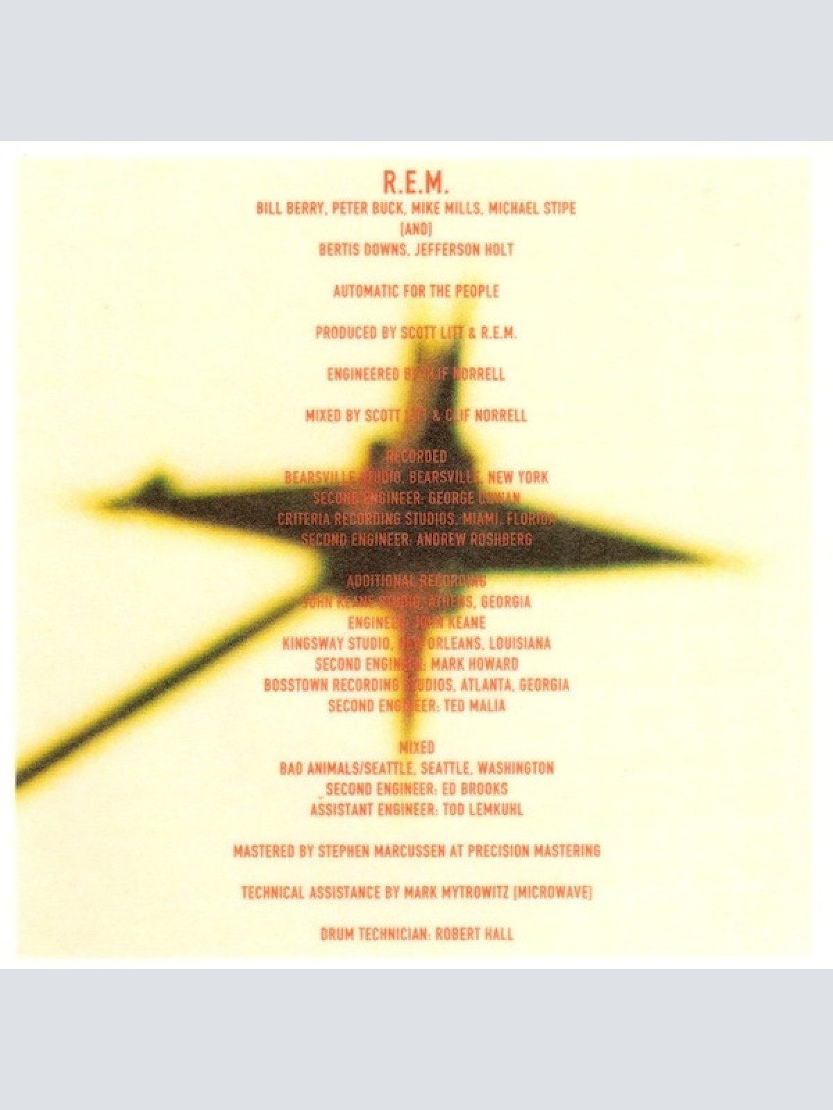 CD / R.E.M. - Automatic For The People