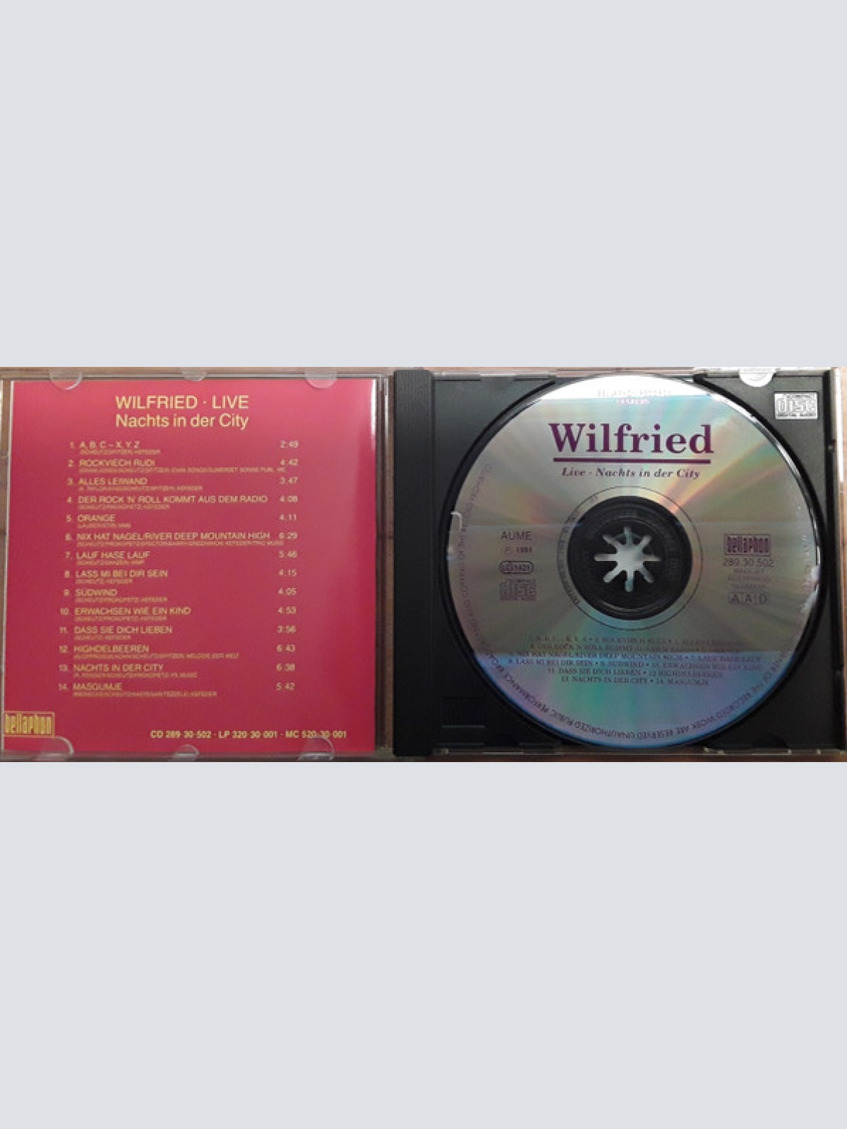 CD / Wilfried - Live - Nachts In Der City