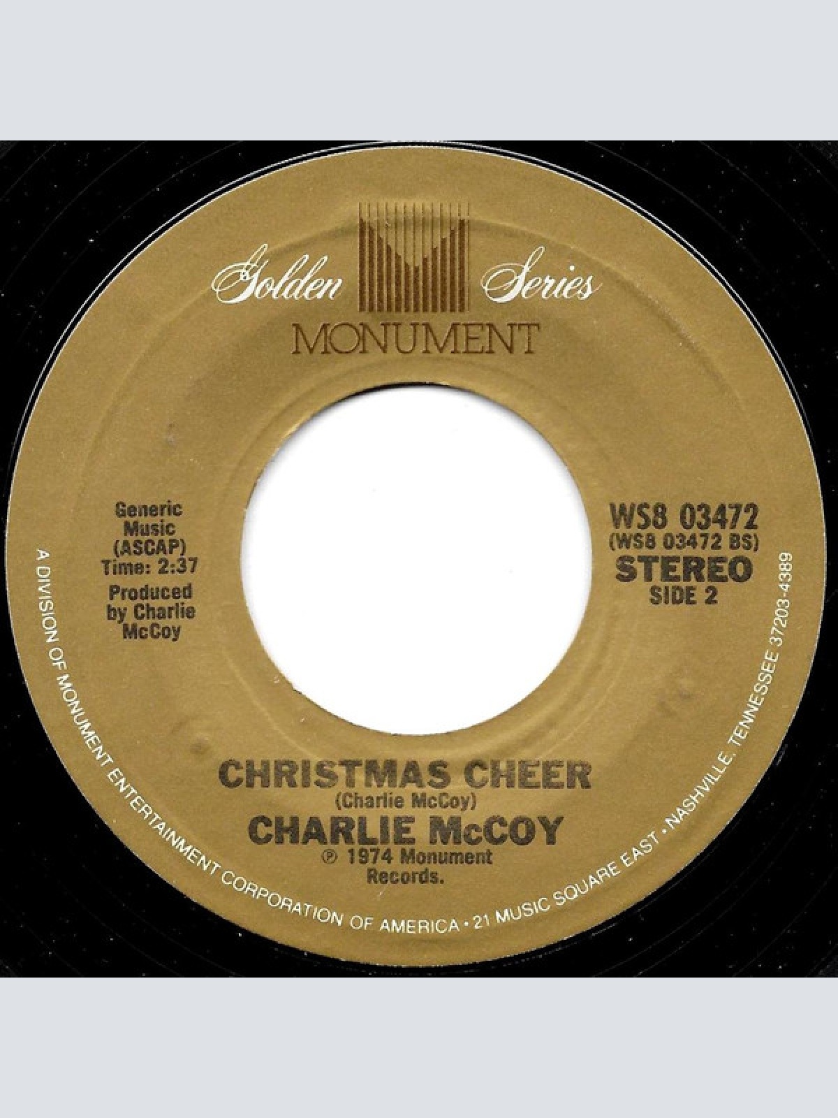 Vinyl / Charlie Mc Coy* - Blue Christmas / Christmas Cheer