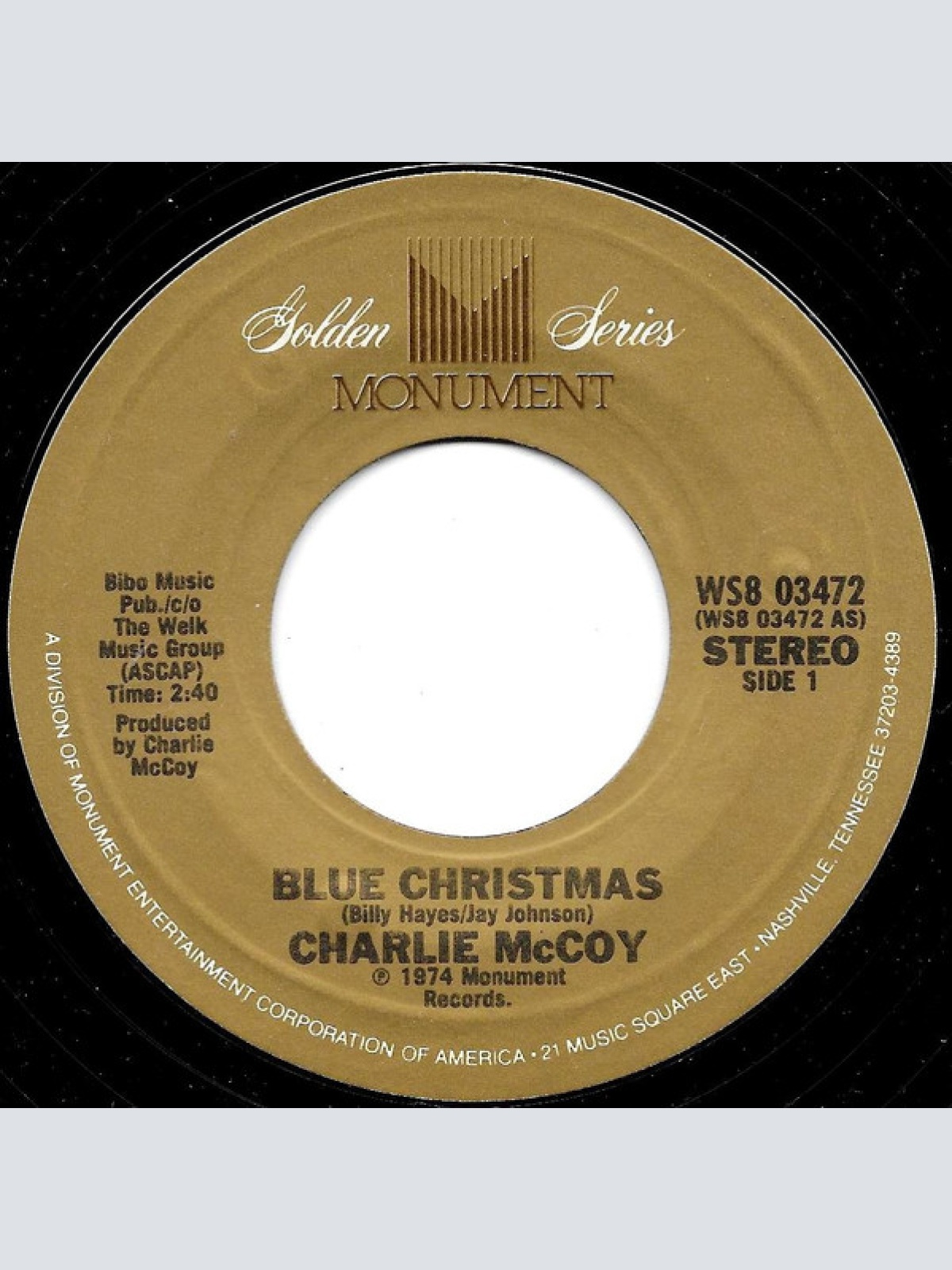 Vinyl / Charlie Mc Coy* - Blue Christmas / Christmas Cheer