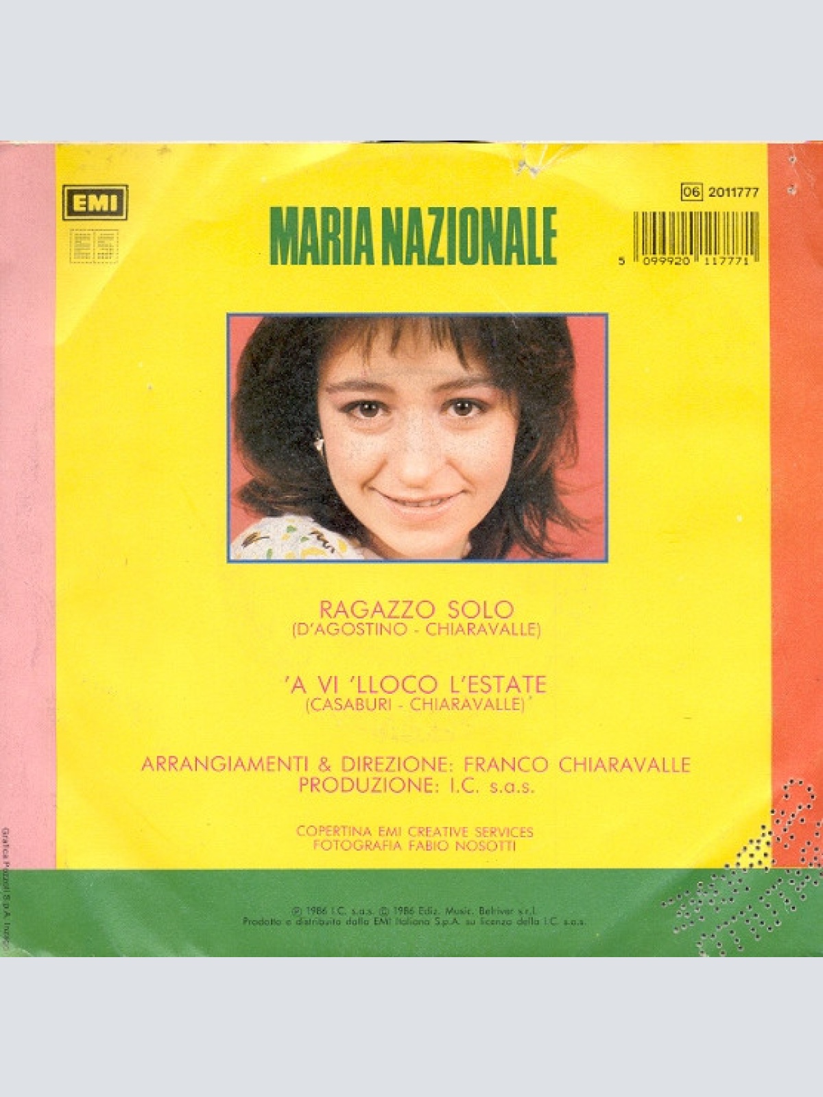 Vinyl / Maria Nazionale - Ragazzo Solo