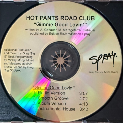 CD / Hot Pants Road Club - Gimme Good Lovin'