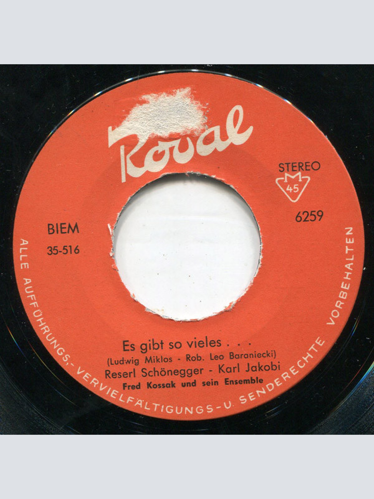 Vinyl / Reserl Schönegger - Karl Jakobi* - A Paar Bleamerln / Es Gibt So Vieles...