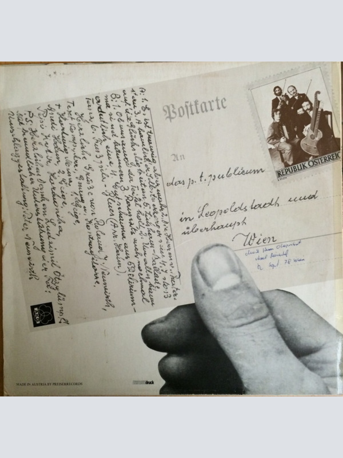 Vinyl / Roland Neuwirth Und Die Neuwirth-Schrammeln - 10 Wienerlieder U. 1 Fußpilz-Blues