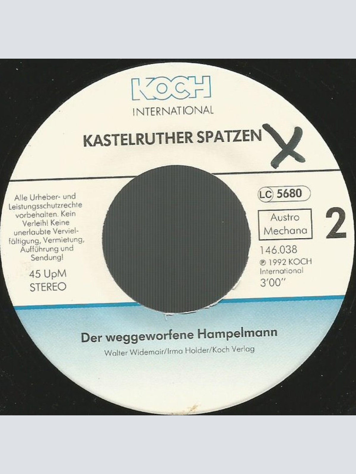 Vinyl / Kastelruther Spatzen - Schatten Über'm Rosenhof