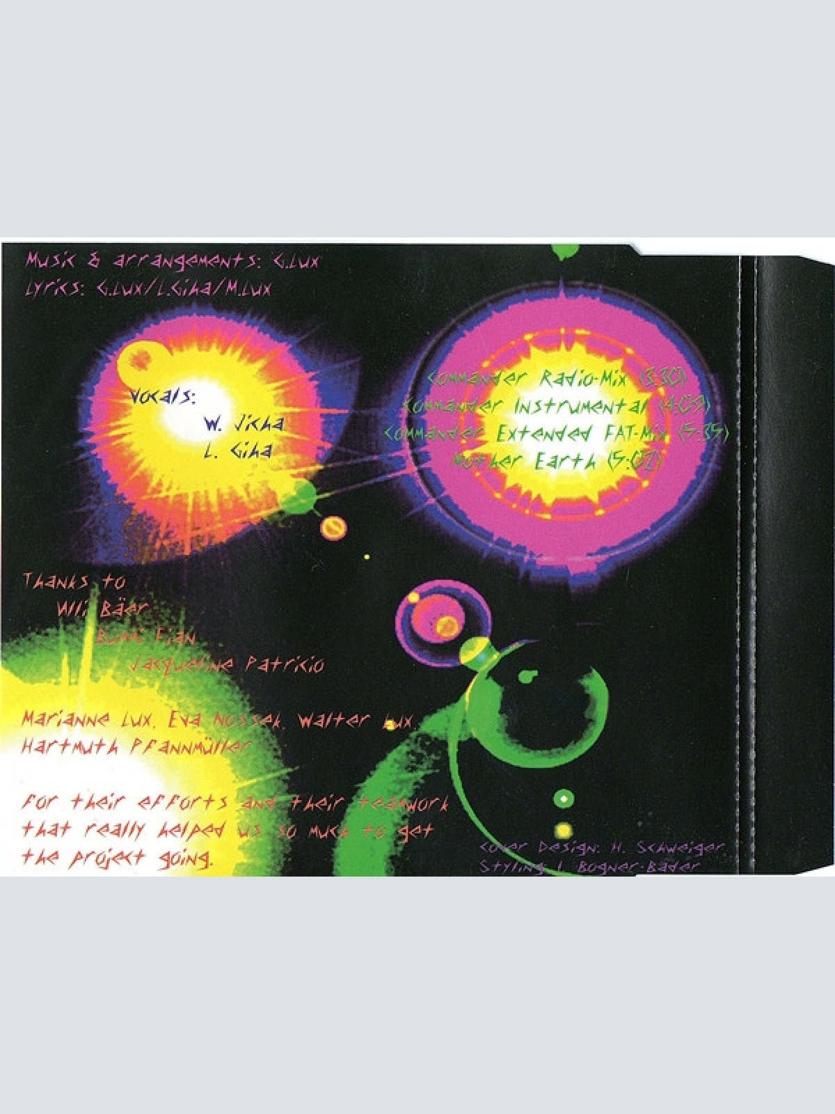 CD / Commander - Commander (1 To 3) / Mother Earth