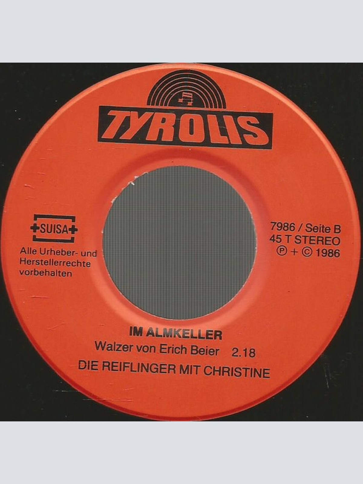 Vinyl / Die Reiflinger* Mit Christine (113) - Rudi, Ach Rudi...
