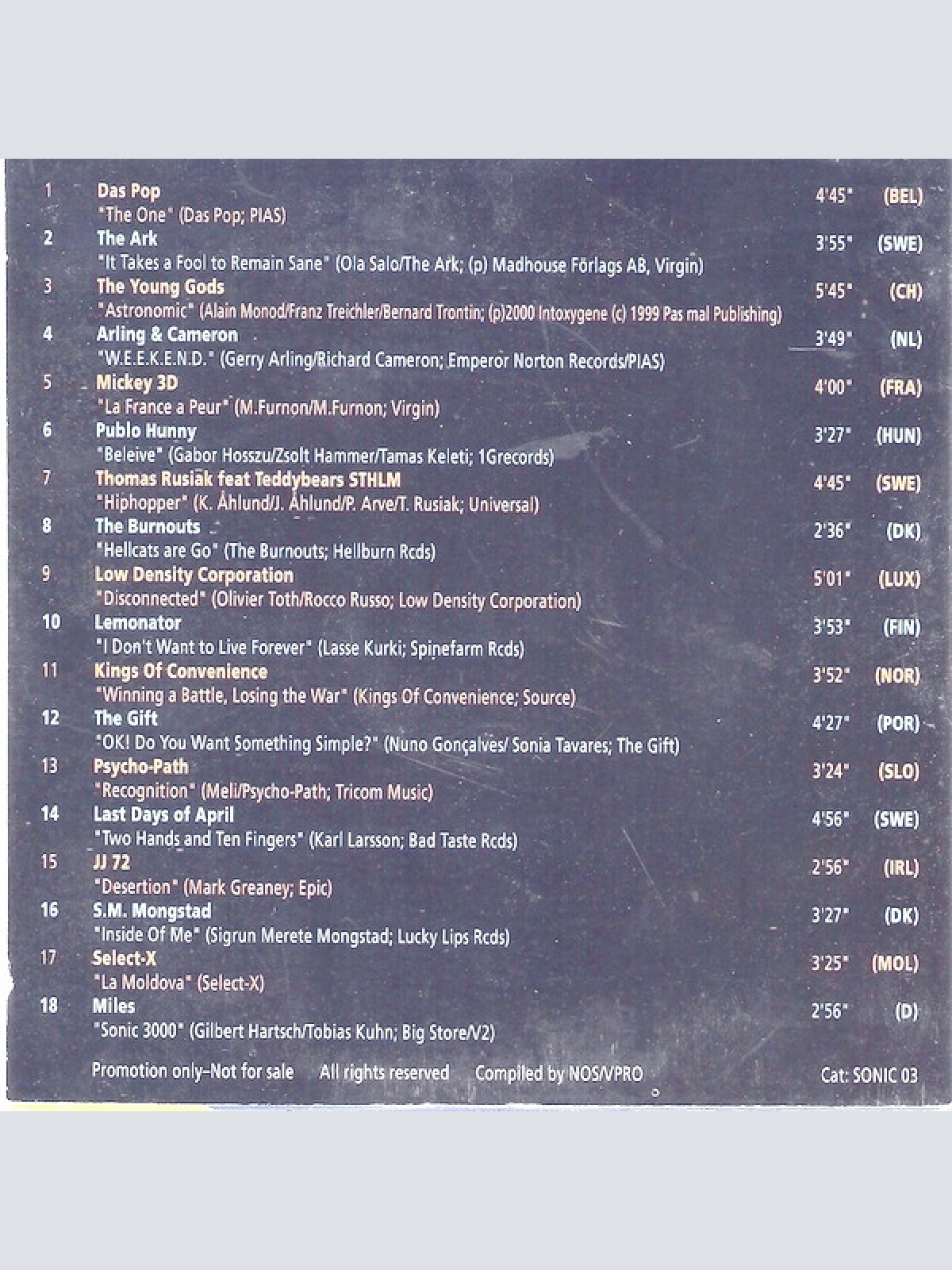 CD / Various - Eurosonic