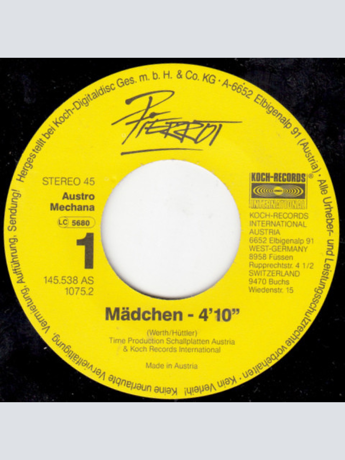 Vinyl / Pierrot (11) - Mädchen