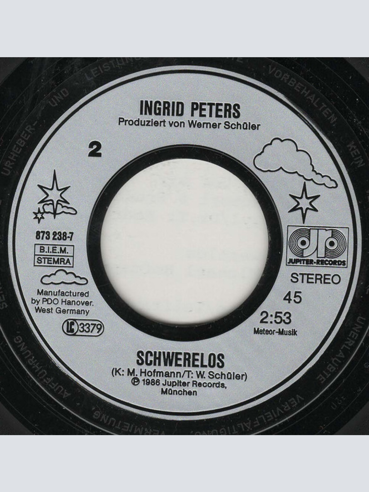 Vinyl / Ingrid Peters - Bleib Bei Mir (Titelmusik Zur ARD Serie In Bester Gesellschaft)