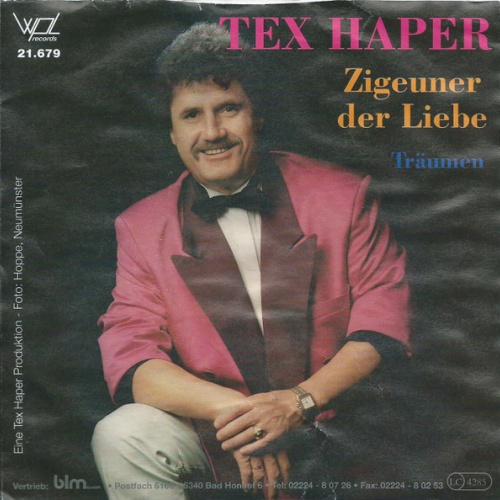 Vinyl / Tex Haper - Zigeuner Der Liebe
