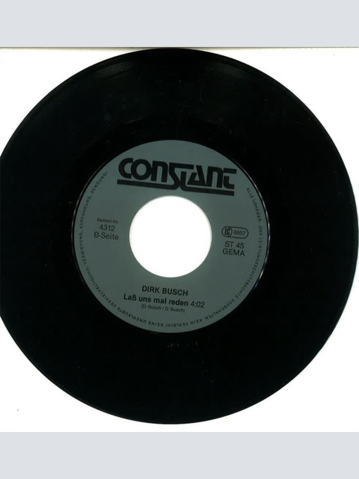 Vinyl / Dirk Busch - Wo Bist Du?