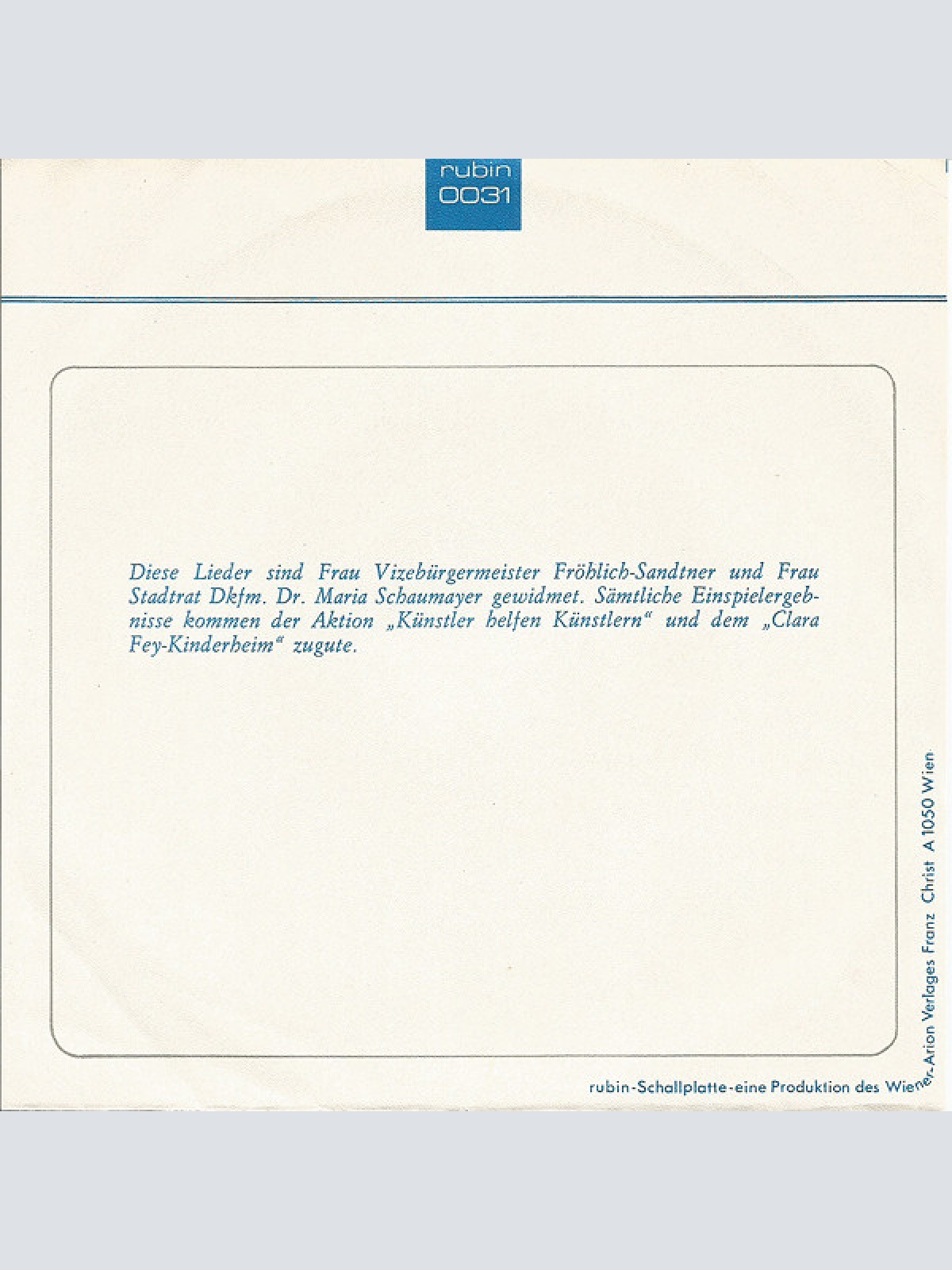 Vinyl / Helga Schramm, Rudi Luksch Mit Seinen Solisten - A Marterl In Aner Mauer