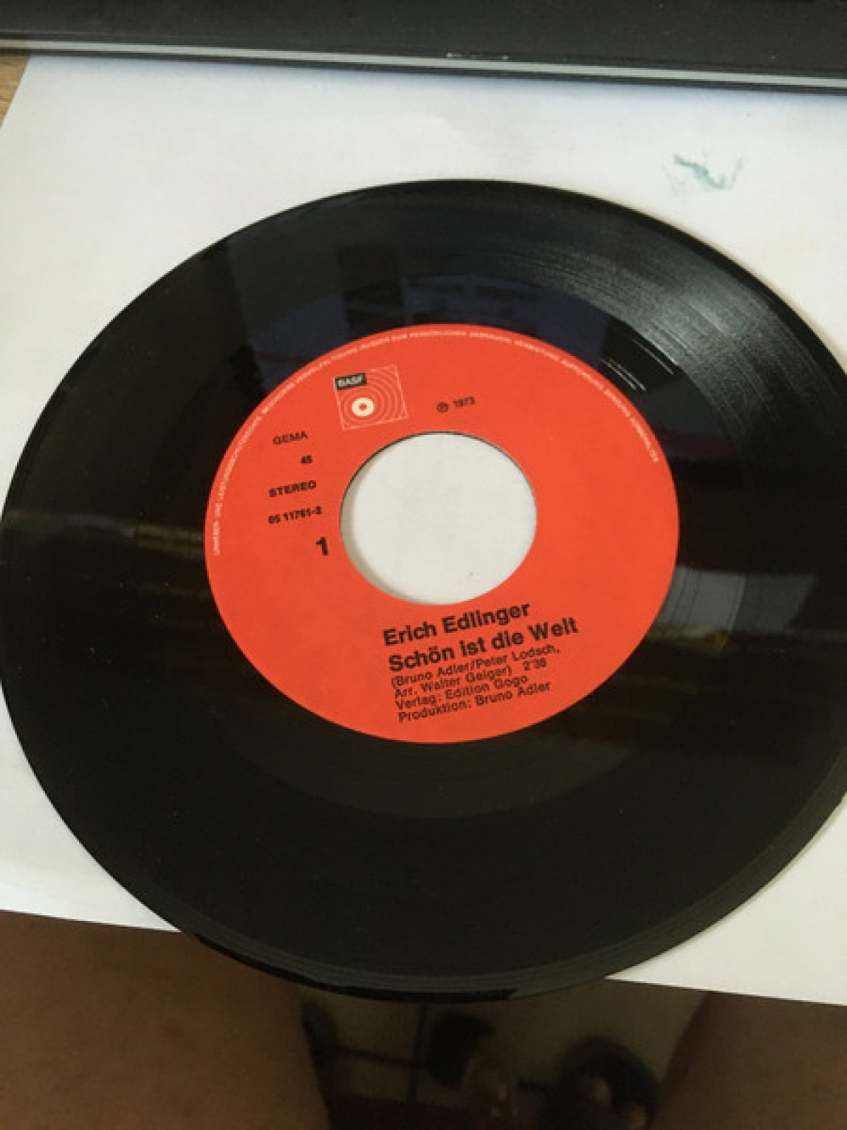 Vinyl / Erich Edlinger - Schön Ist Die Welt